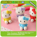 Bonjour Kitty gomme chaude vendre 3D promotionnels gommes à effacer en caoutchouc